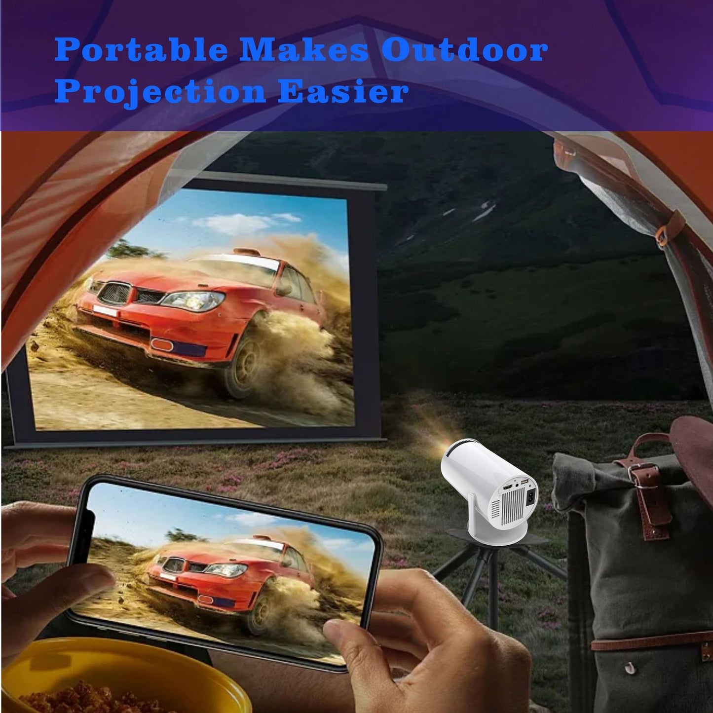 Cinematic Portable Projector™