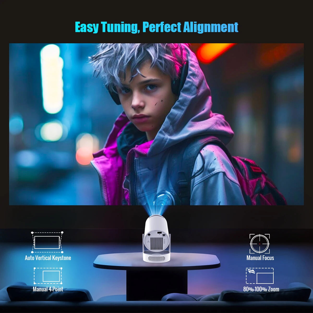 Cinematic Portable Projector™