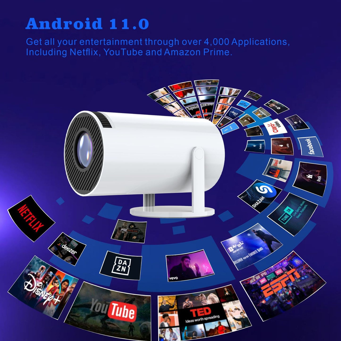Cinematic Portable Projector™