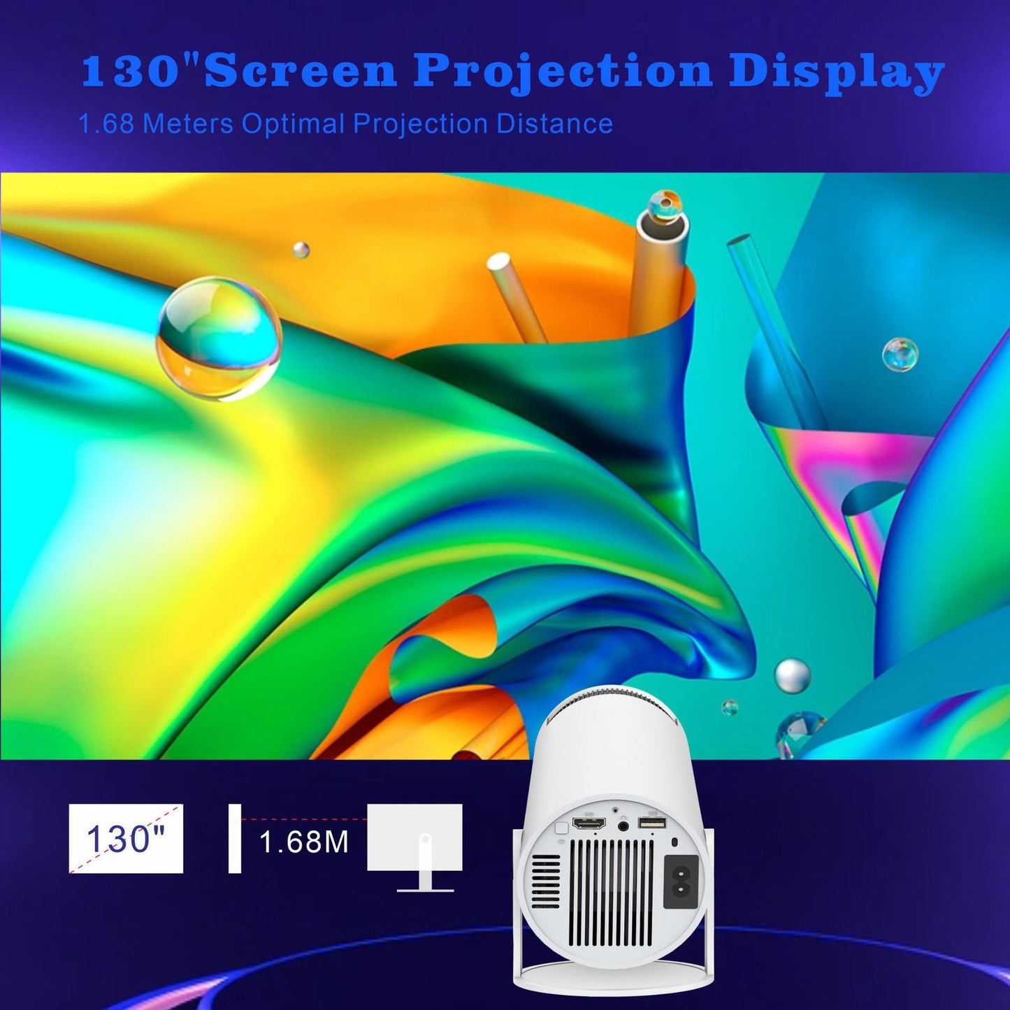 Cinematic Portable Projector™